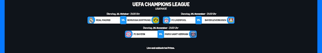 Prime Video Sport Deutschland Banner