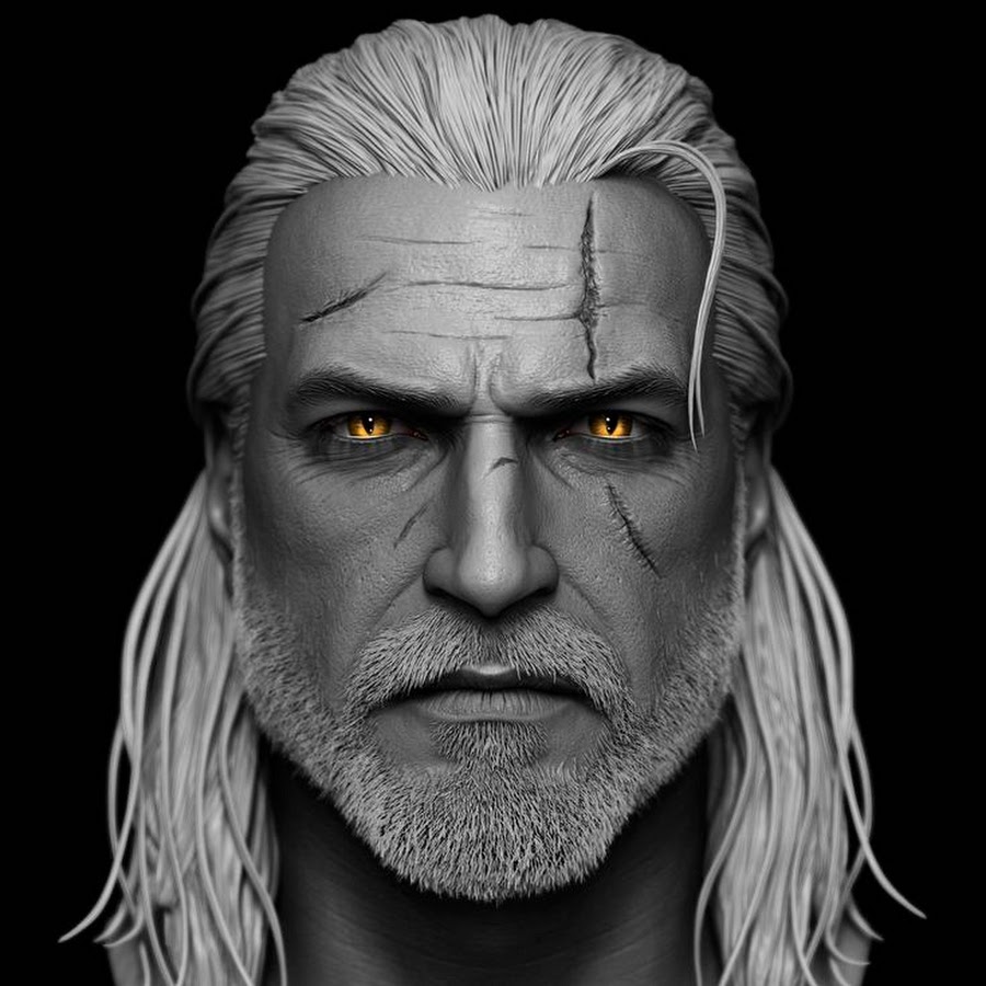 Geralt face retexture face from the witcher 3 фото 55