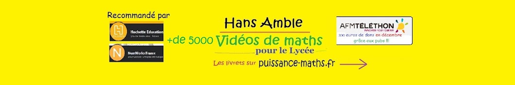 Hans Amble - Maths au Lycée Banner