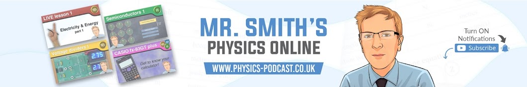 Mr Smith's Physics online Banner