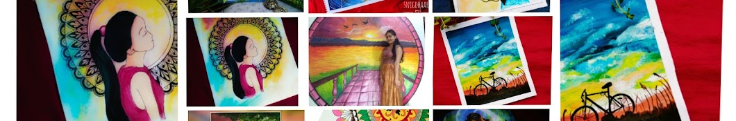 Snigdha Art - Acrylic painting on round canvas For making