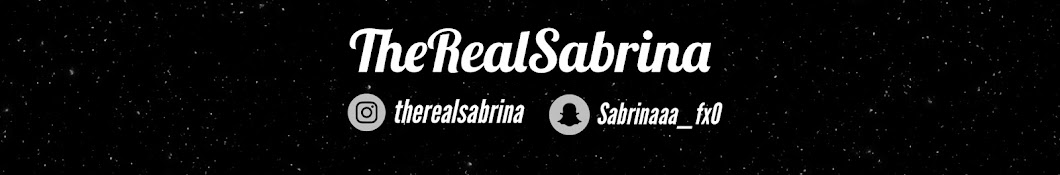 TheRealSabrina Banner