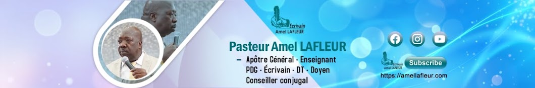 Pasteur Amel LAFLEUR Banner