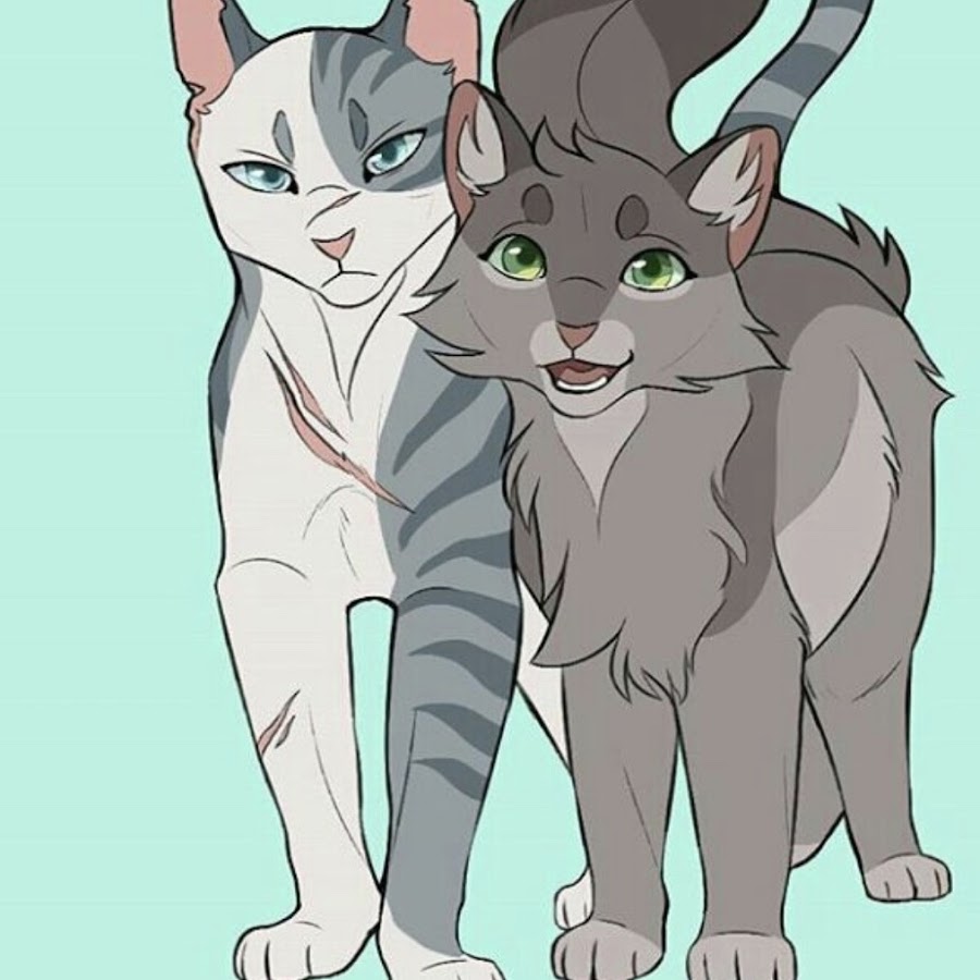 Коты Воители Искра и Голубка