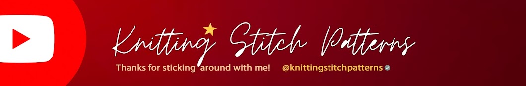 Knitting Stitch Patterns Banner