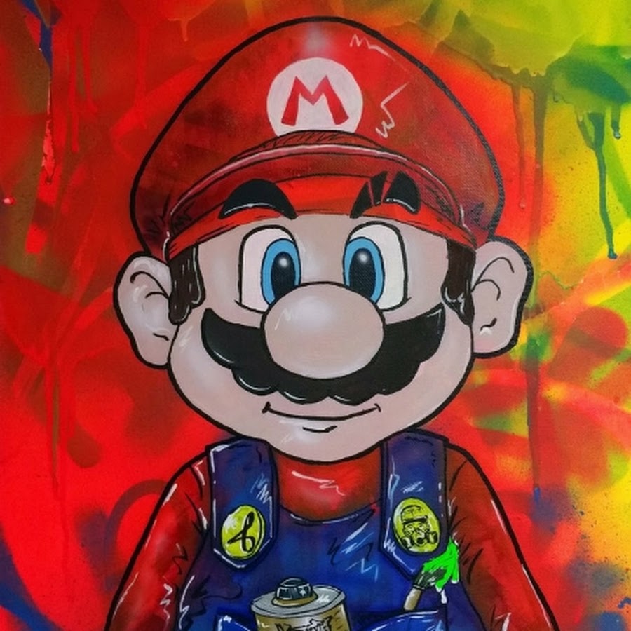 Mario painting