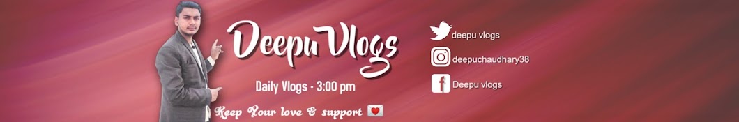 Deepu vlogs Banner