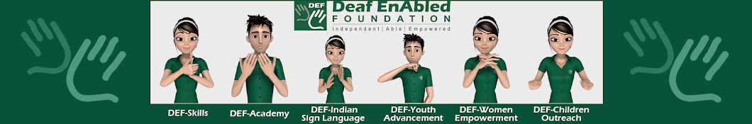 DEAF ENABLED FOUNDATION Banner