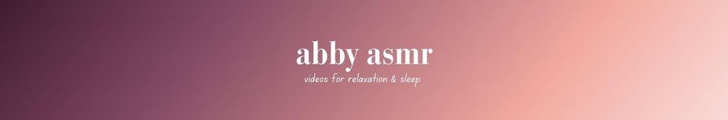 Abby ASMR Banner
