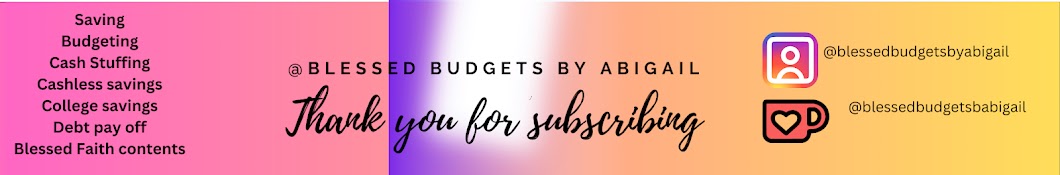 Blessed Budgets by Abigail