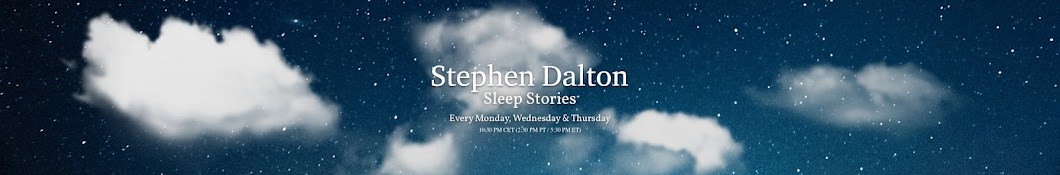 Stephen Dalton Sleep Stories Banner