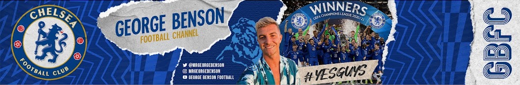 George Benson Football Chelsea Banner