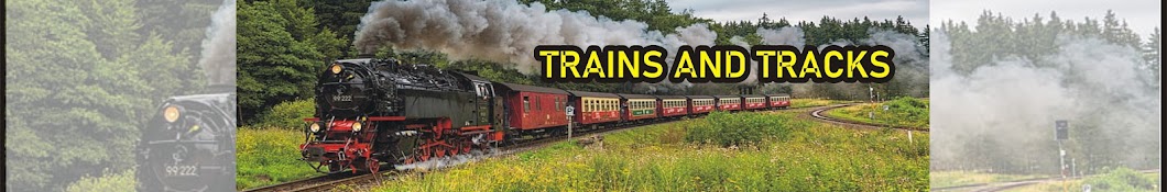 Trains and Tracks Banner