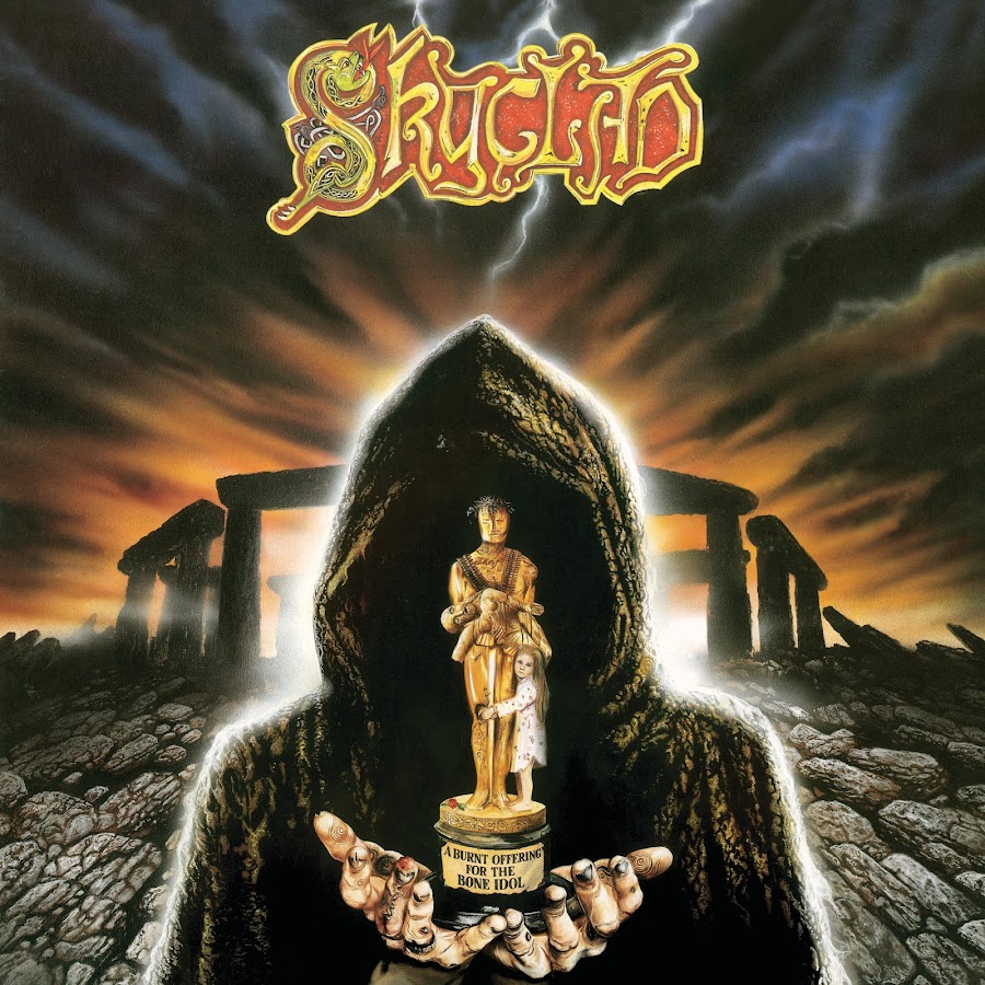 Burnt offering. Skyclad 1992. A Burnt offering for the Bone Idol Skyclad. Skyclad Folkemon. Skyclad forward into.