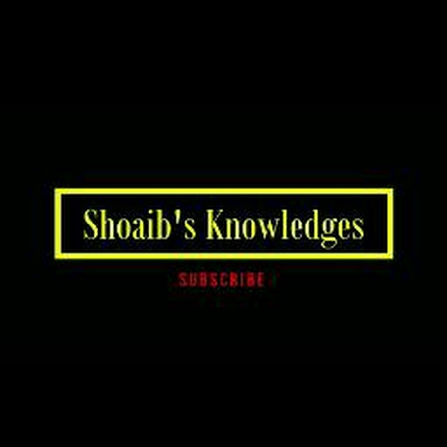 Shoaib's Knowledges