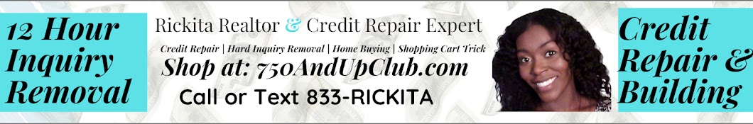 Rickita Realtor & Credit Repair Expert Banner