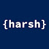 logo Harsh_Script