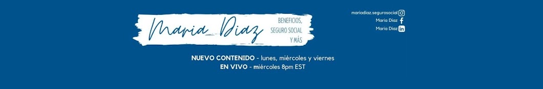 Maria Diaz Seguro Social Social Security Banner