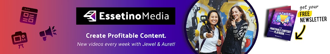 Essetino Media - Create Profitable Content Banner