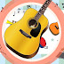 Retro game acoustic guitar