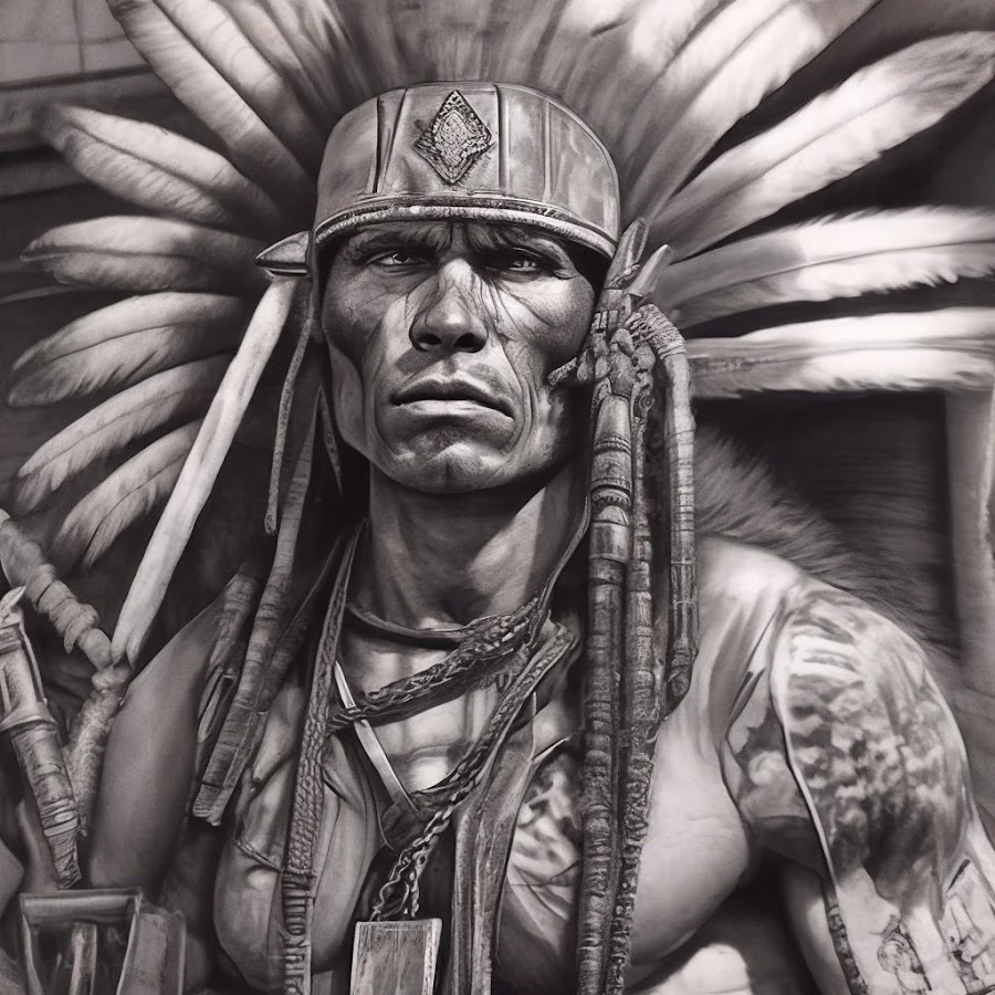 История и символика татуировки черепа индейца