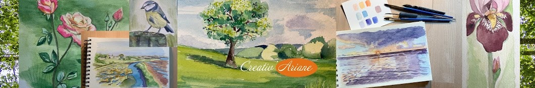 Comment peindre un paysage facilement - Creativ'Ariane