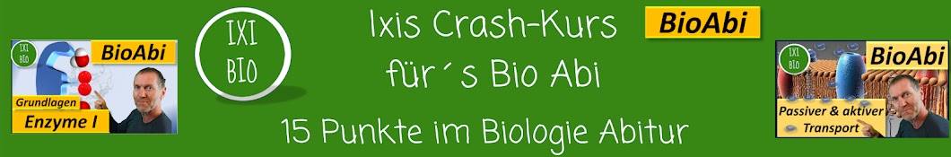 Ixis Crash-Kurs fürs Bio-Abi Banner