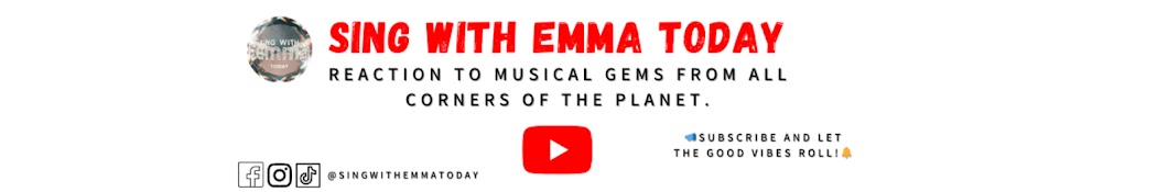 Sing with Emma today Banner
