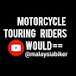 Motorcycle touring riders world