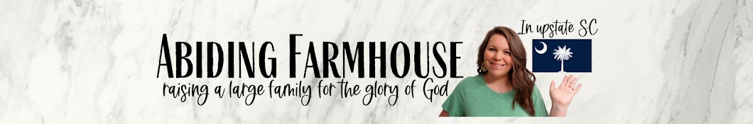 Abiding Farmhouse Banner