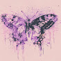 Purple Butterfly with a broken wing