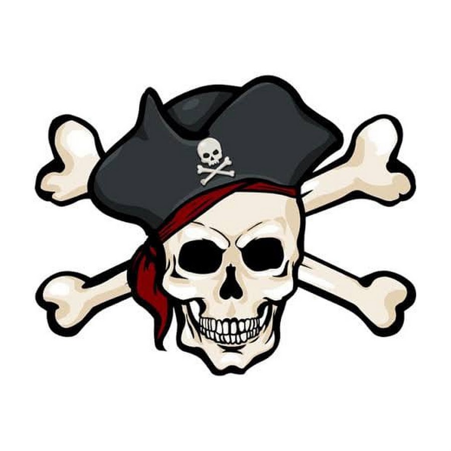 Бандана «Пиратская», череп
