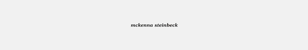 McKenna Steinbeck Banner