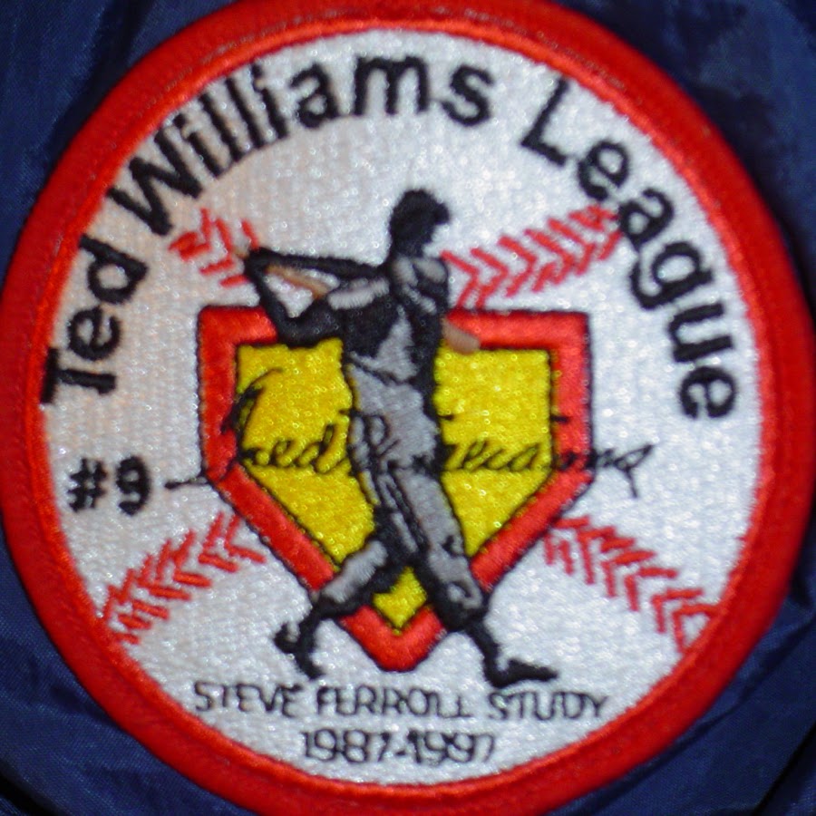 Williams 9 White Tee - Ted Williams / Steve Ferroli Baseball