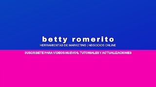 Betty Romerito youtube banner