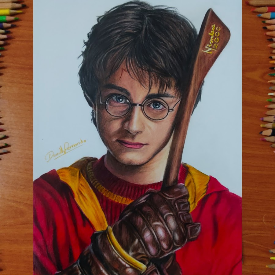 Harry draws