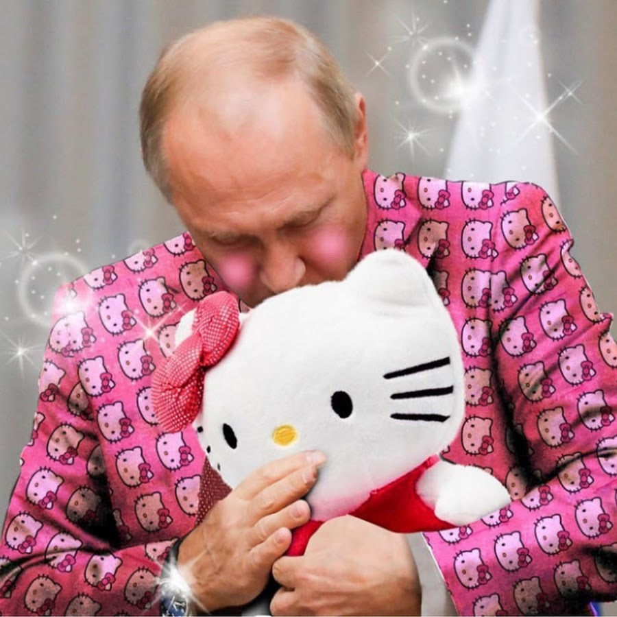 Путин в костюме Хеллоу Китти