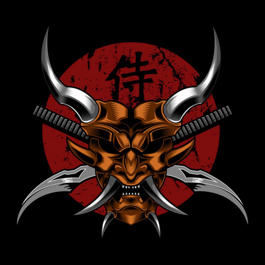 Демон Самурай логотип
