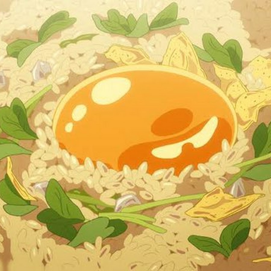 Жёлтая еда аниме