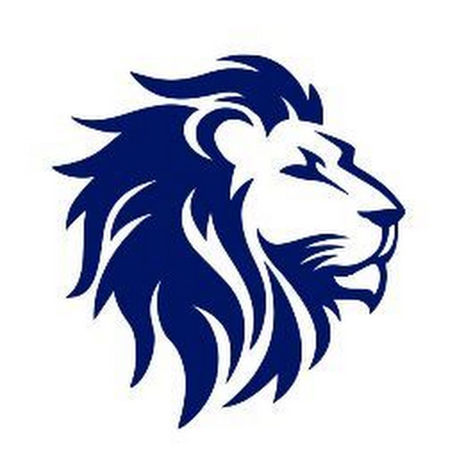 Логотип Лев огонь