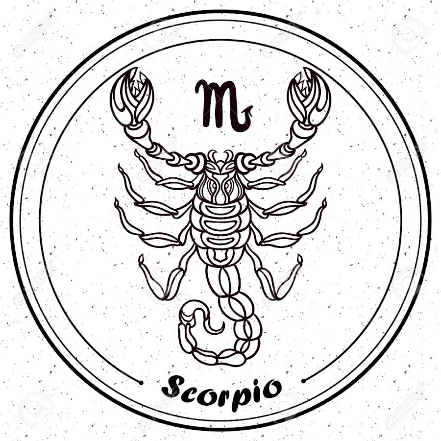 Распечатка скорпиона знак