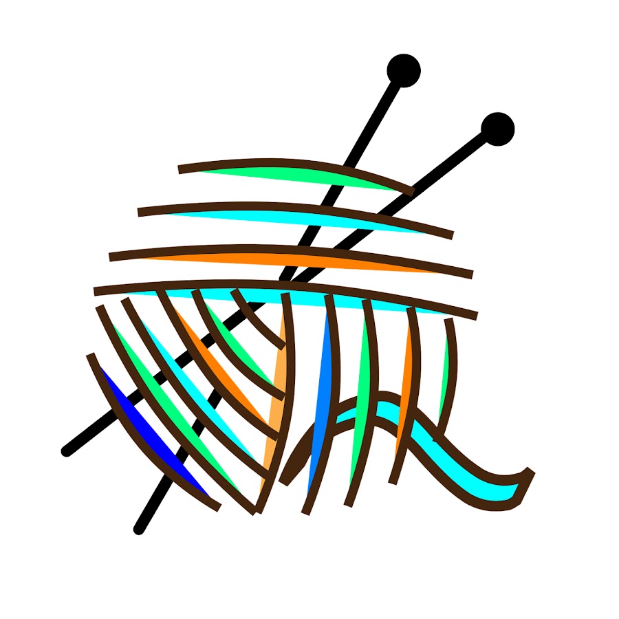 Логотип клубок и спицы