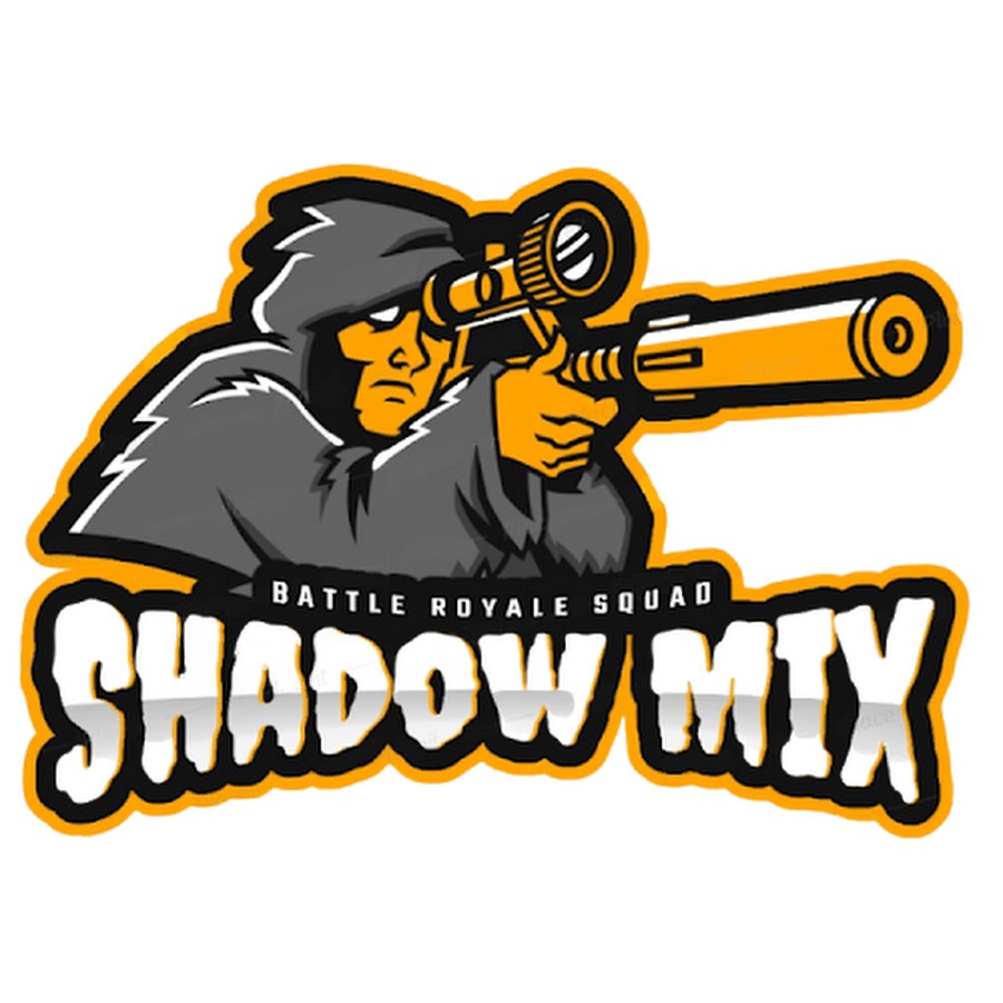 Shadow mix. Gun logo. Russian Gun logo.