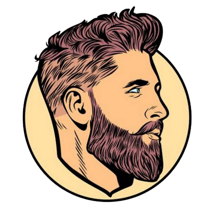 Парень с бородой в стиле поп арт