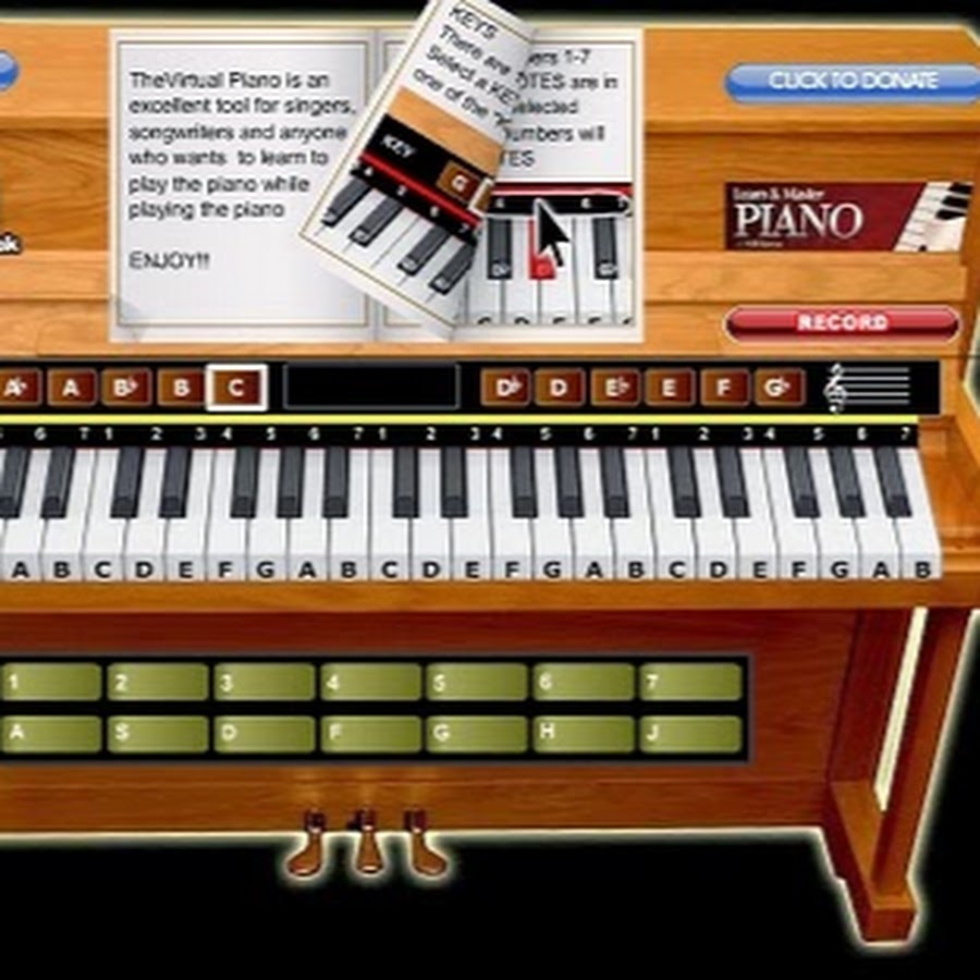 Игры пианино играть песни. Виртуальная клавиатура пианино. Виртуальное пианино. Игра на фортепьяно. Игра на клавишах фортепиано.