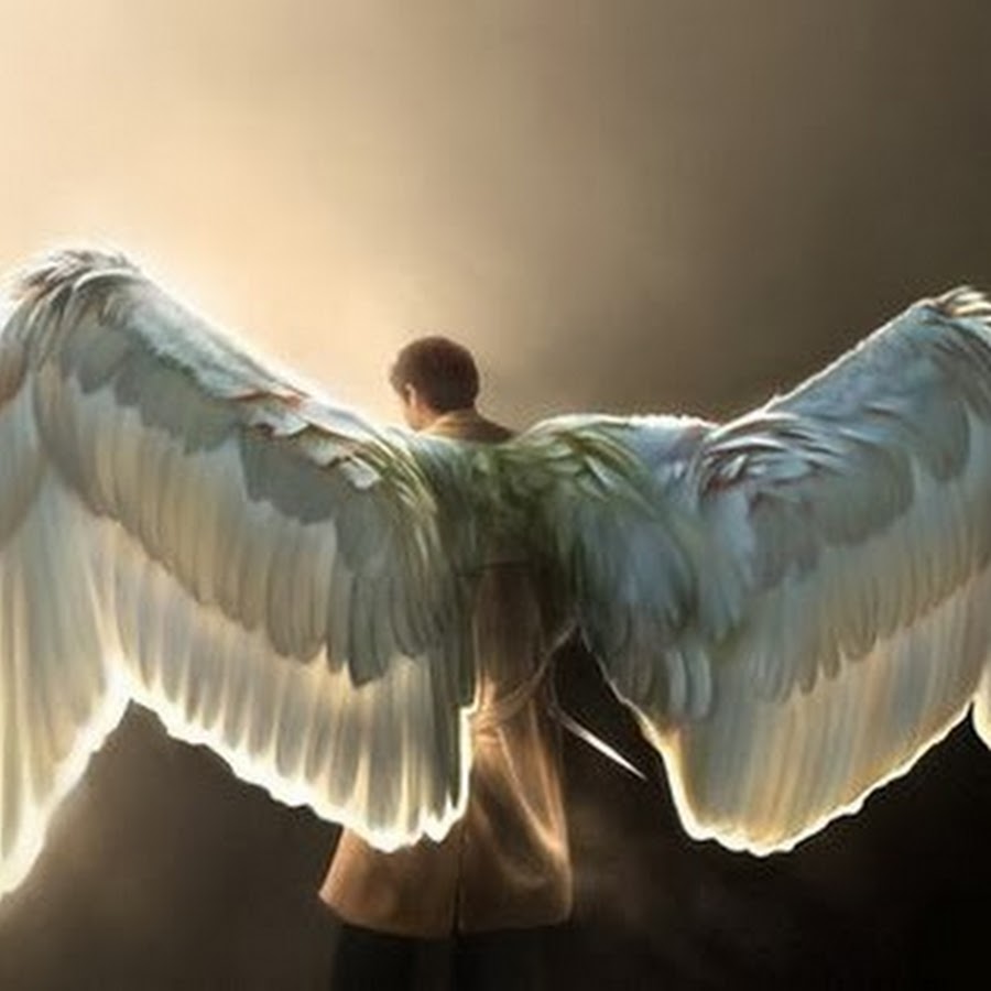 Ангел мужчина со спины