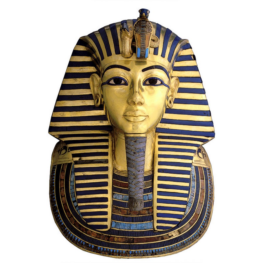 Золотая погребальная маска Тутанхамона