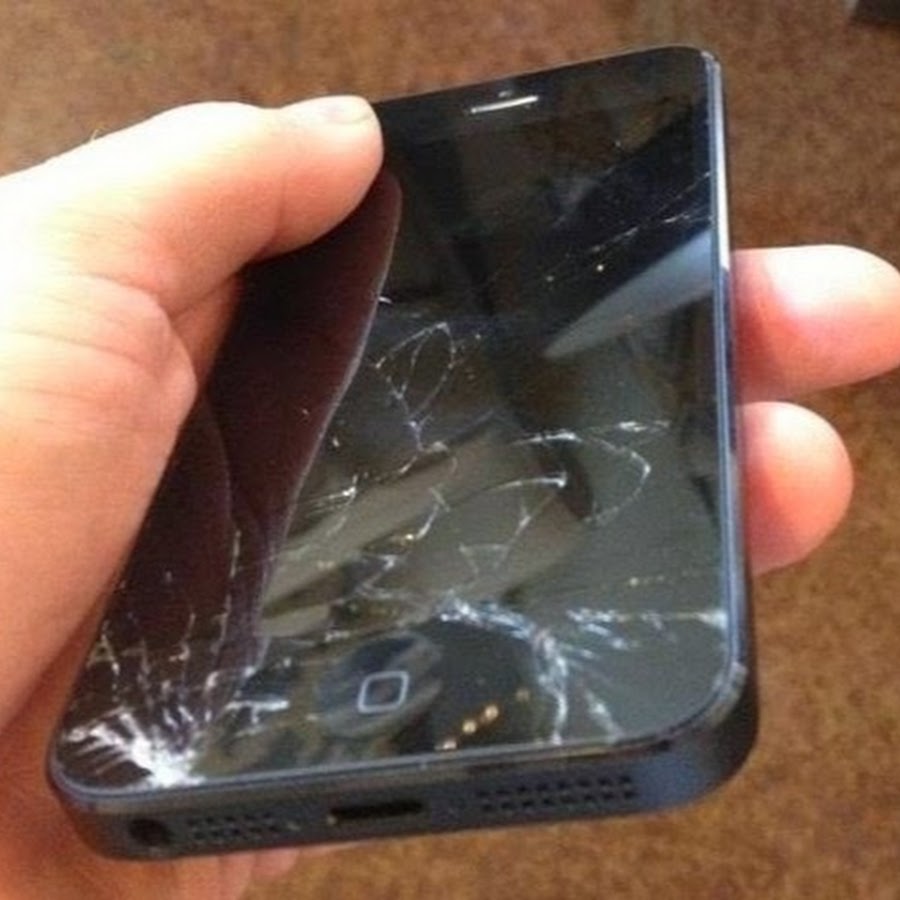 Iphone 5 с разбитым экраном