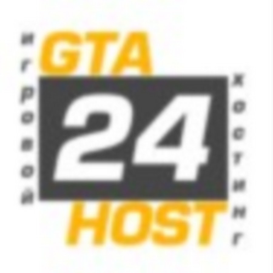 24 hosting. Хост ГТА. Host GTA. Logo gtahost.
