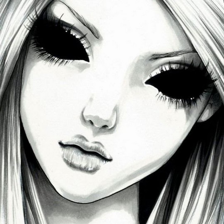Девочка с черными глазами